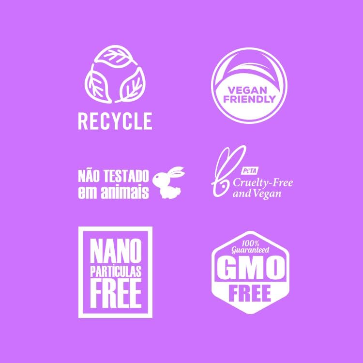 Imagem frontal do produto com fundo liso na cor lilás. Imagem frontal do produto com fundo liso na cor lilás.