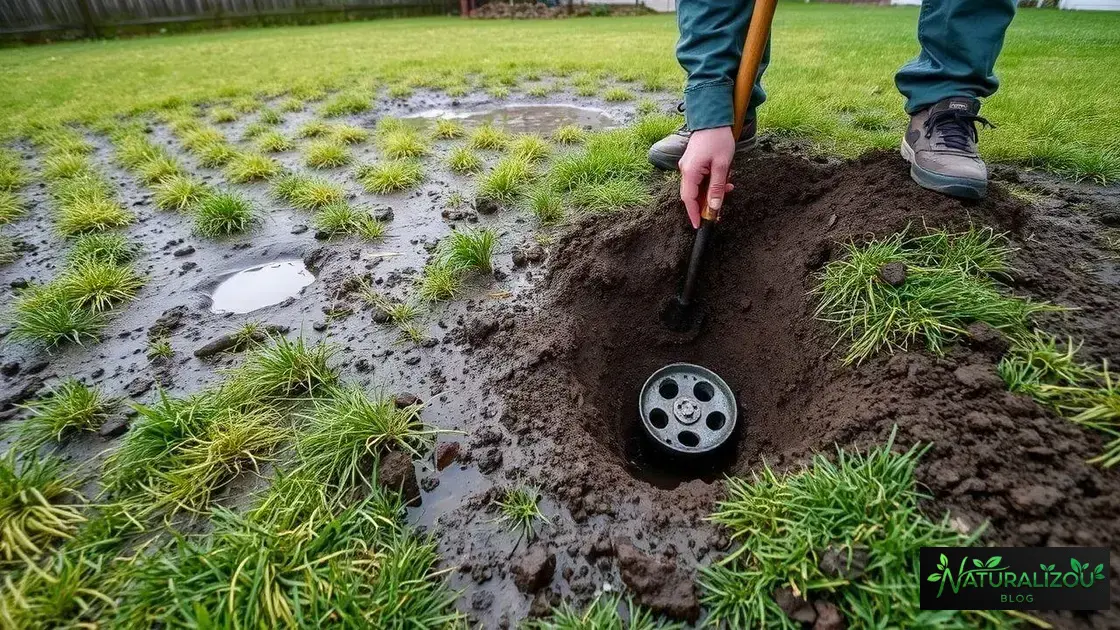 Como identificar problemas de drenagem no quintal gramado