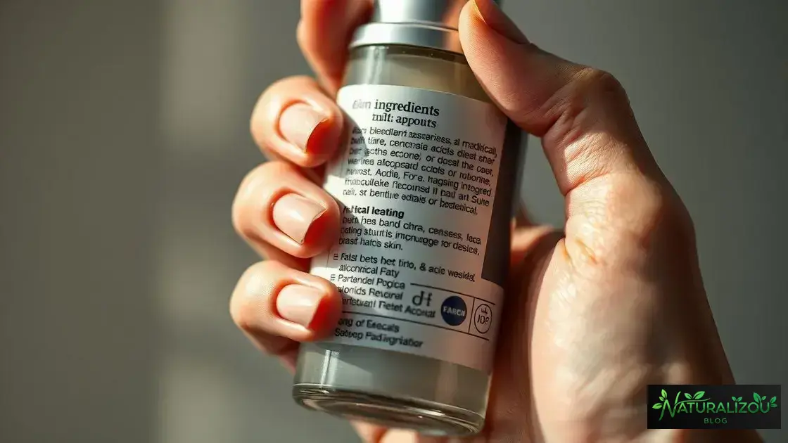 Como identificar produtos agressivos no rótulo