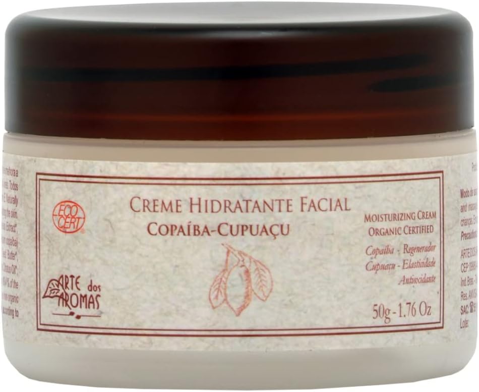 Creme Facial Copaíba Certificado Orgânico Ecocert Arte dos Aromas