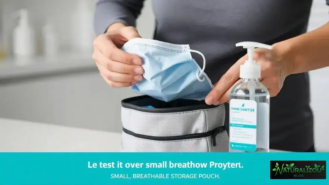 Dicas para manter a máscara limpa por mais tempo Dicas para manter a máscara limpa por mais tempo