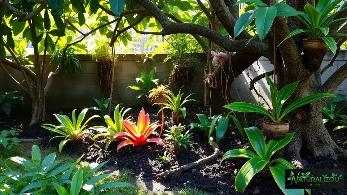 Dicas práticas para plantar bromélias e orquídeas no jardim