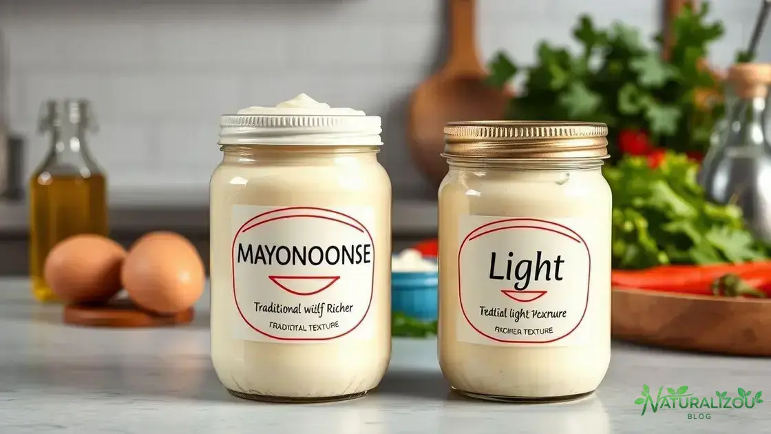 Diferenças entre maionese light e tradicional
