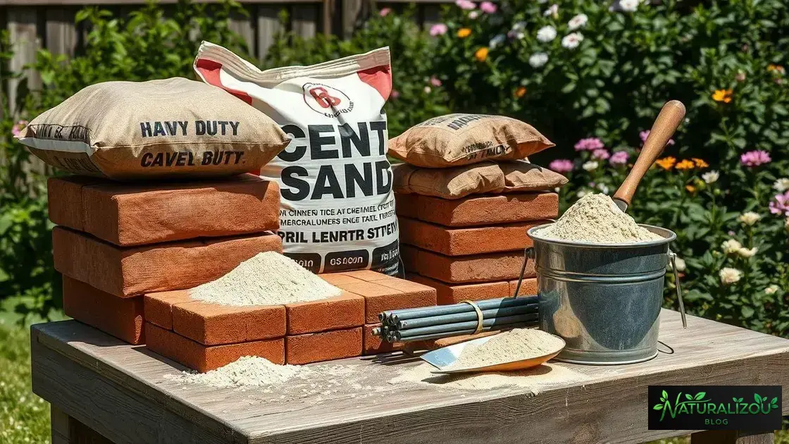 Materiais necessários para construção de banco de alvenaria Materiais necessários para construção de banco de alvenaria