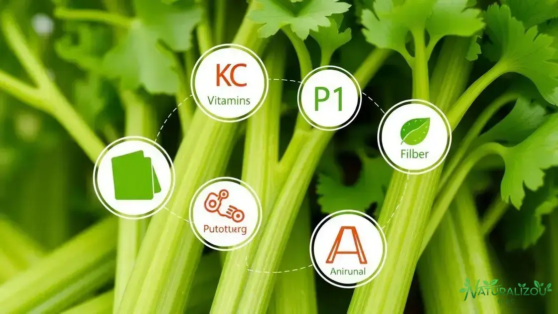 principais nutrientes do salsão e seus impactos no corpo