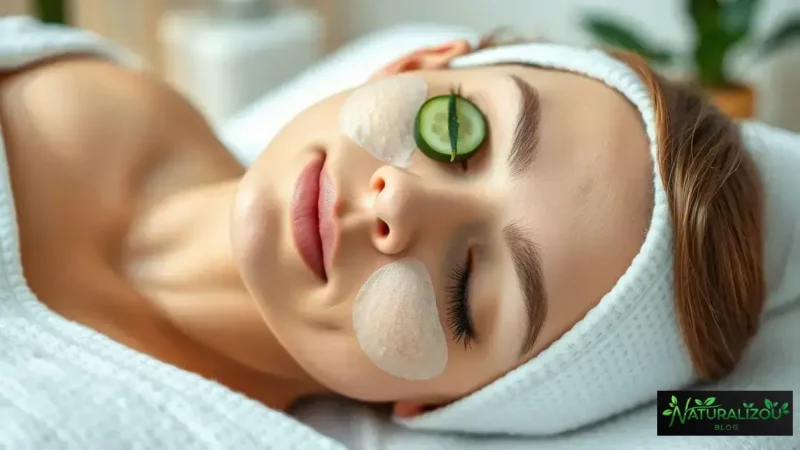 Relaxe e Desinche: Como Usar Fatias de Pepino Durante a Máscara