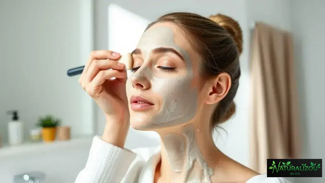 Técnicas para aplicar a máscara no rosto e pescoço