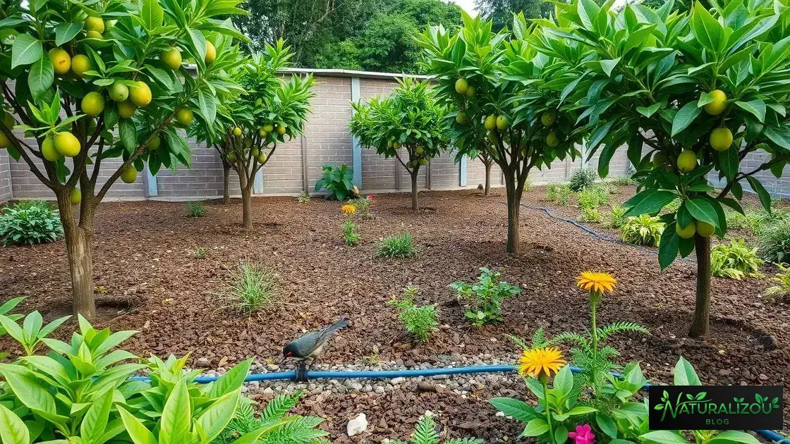 técnicas práticas para integrar frutíferas no paisagismo