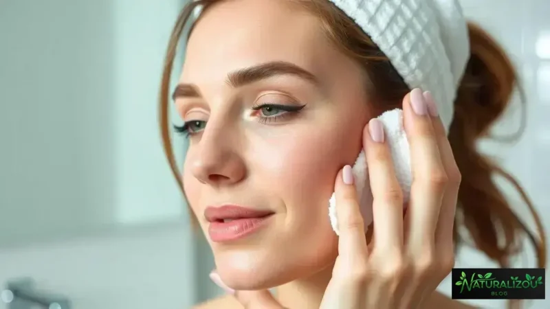Tônico Facial: Como Aplicar Corretamente com Algodão para Remover Oleosidade