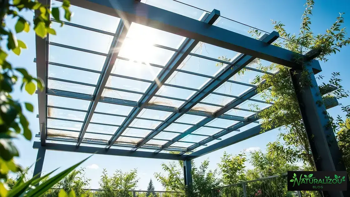 Vantagens da cobertura de vidro para pergolados