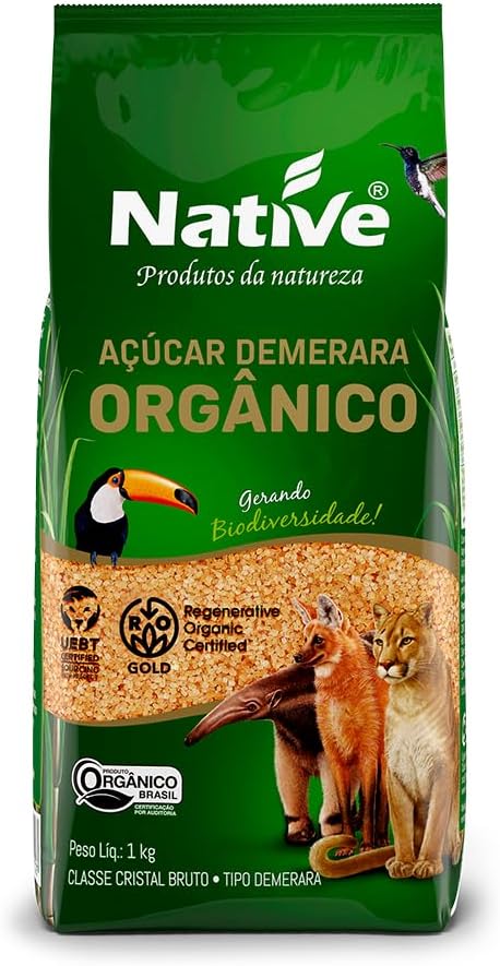 Açúcar Demerara Orgânico Açúcar Demerara Orgânico