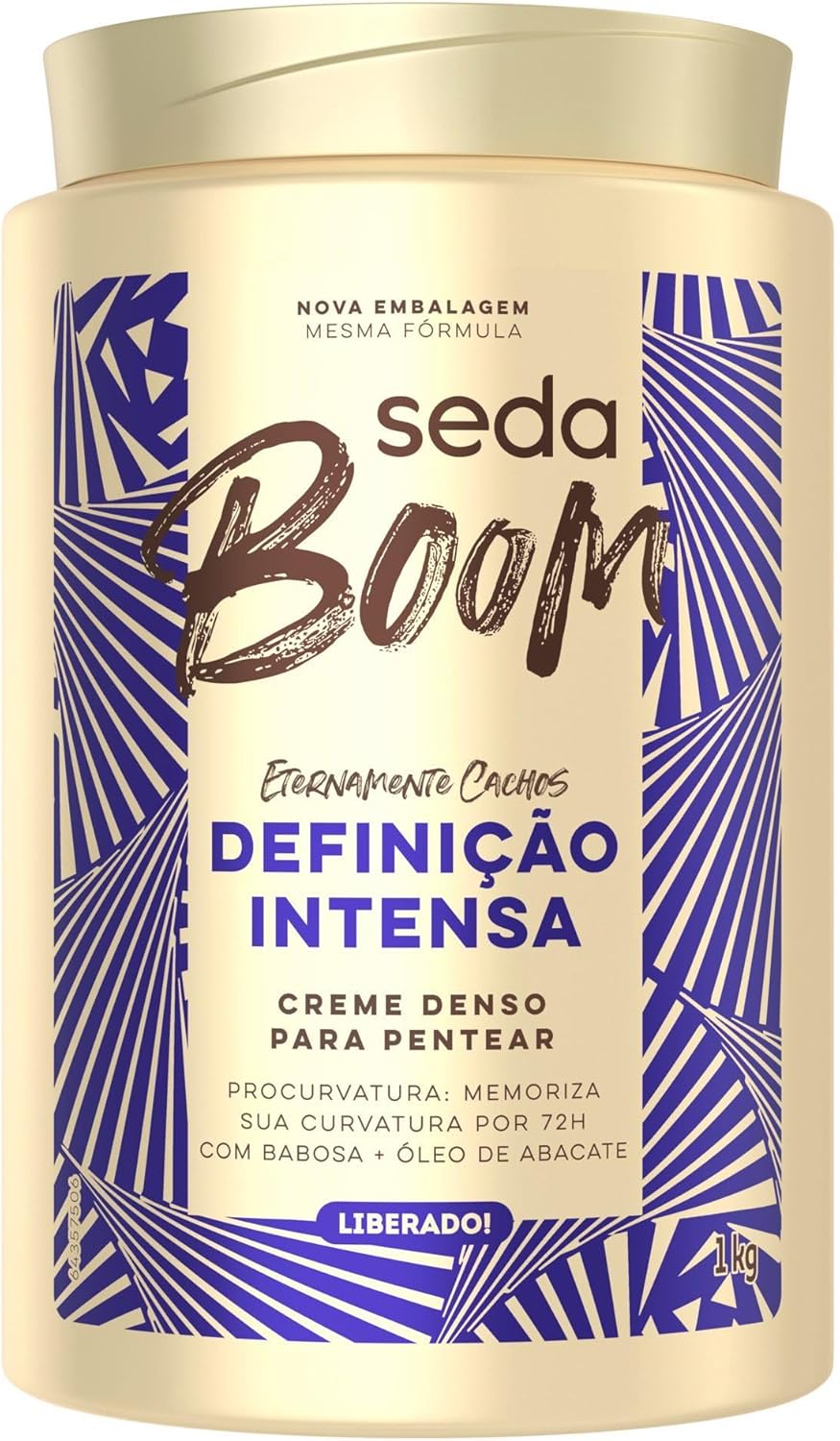 Creme para Pentear Seda Boom Definição Intensa 1 kg