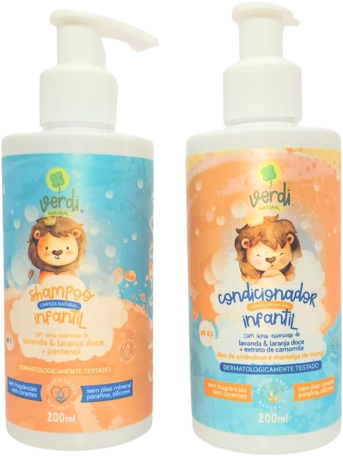 Kit Shampoo + Condicionador Infantil Natural | Verdi Natural