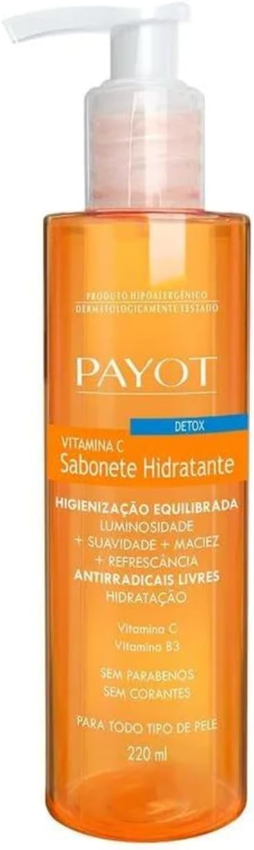 PAYOT Sabonete Liquido Detox, Vitamina C, 220 Ml PAYOT Sabonete Liquido Detox, Vitamina C, 220 Ml