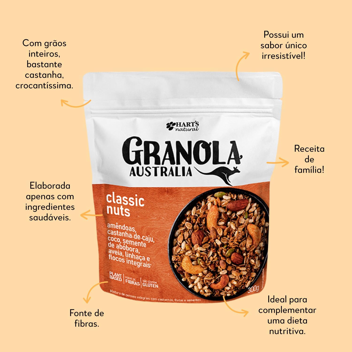 Imagem frontal do produto com fundo liso em tom bege claro. Imagem frontal do produto com fundo liso em tom bege claro.