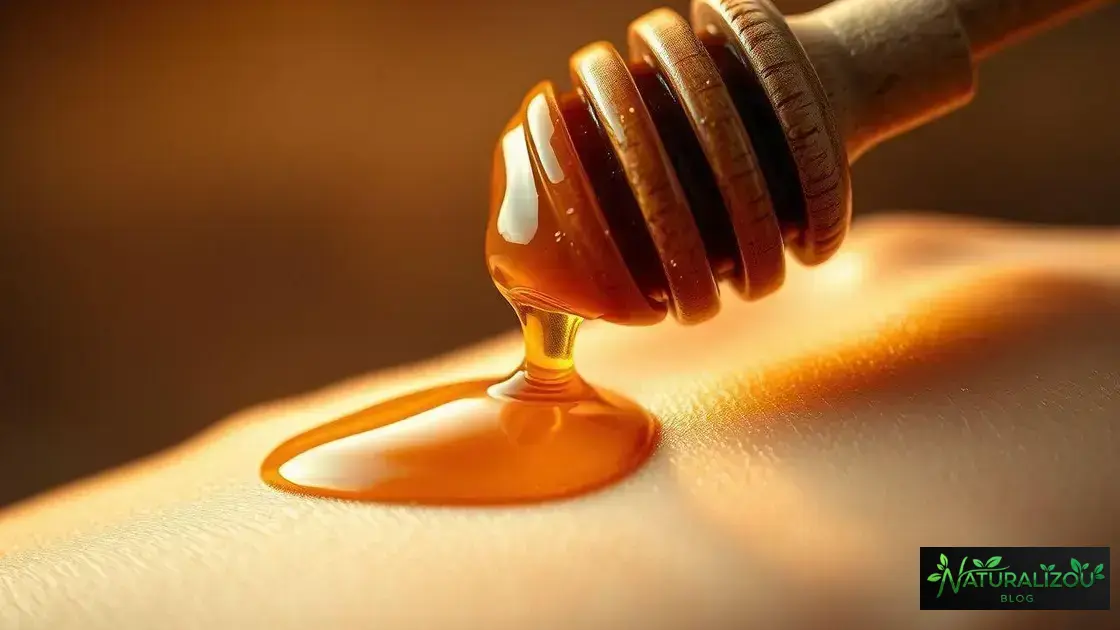 Benefícios adicionais do mel para a pele Benefícios adicionais do mel para a pele