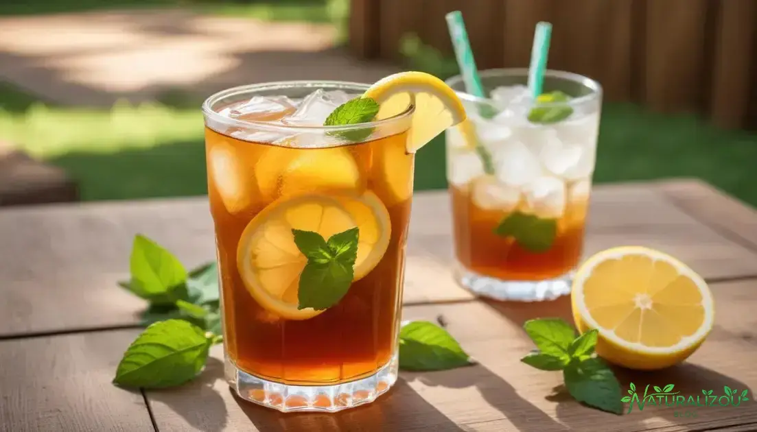 Benefícios do chá gelado para a saúde Benefícios do chá gelado para a saúde