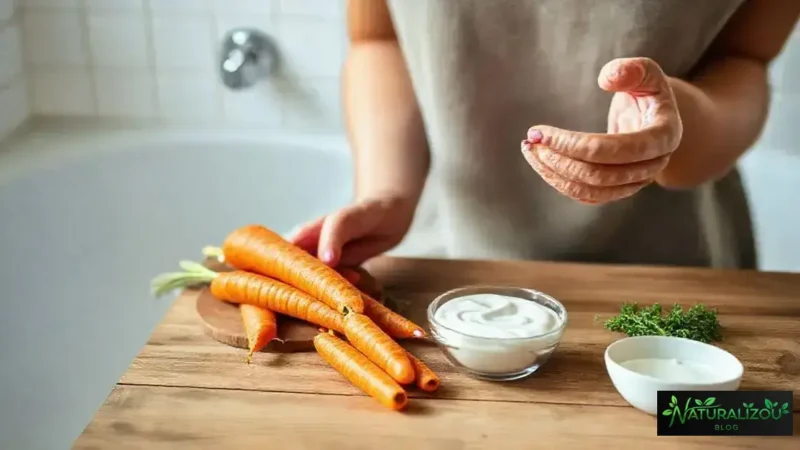 Cenoura e Iogurte: Máscara Anti-Rugas e Contra Surtos de Acne