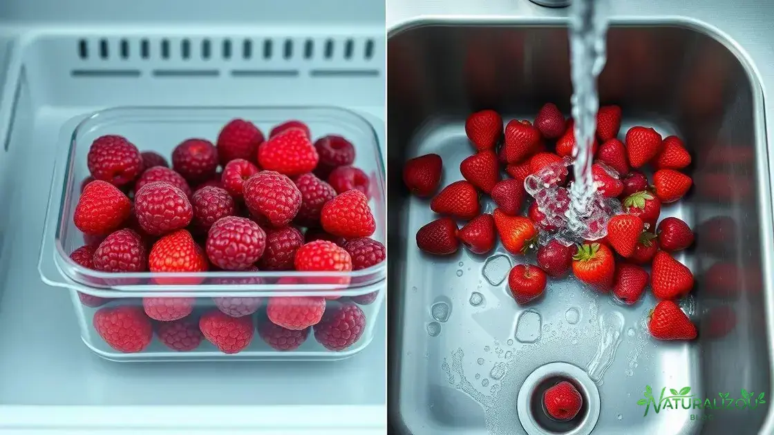 como conservar frutas vermelhas para manter a frescura