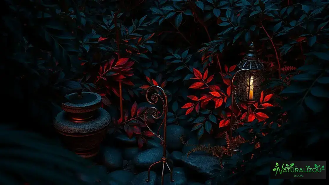 Como montar um jardim gótico com folhagens