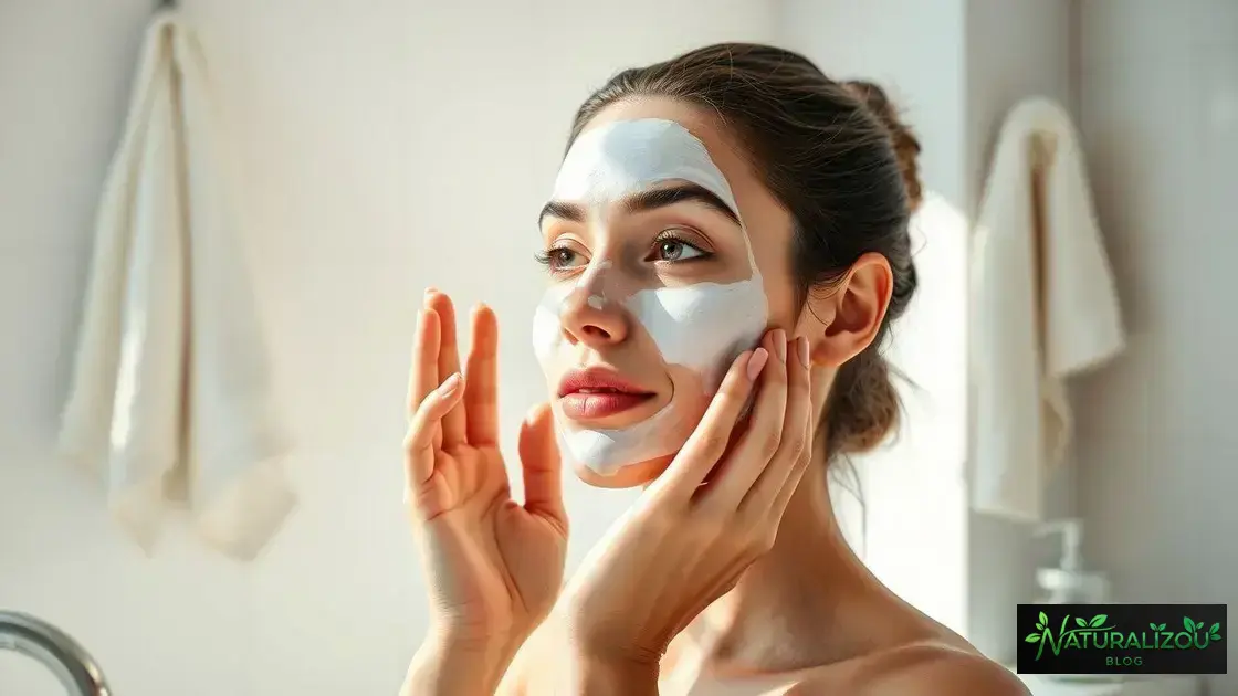Cuidados ao usar máscara facial com iogurte Cuidados ao usar máscara facial com iogurte