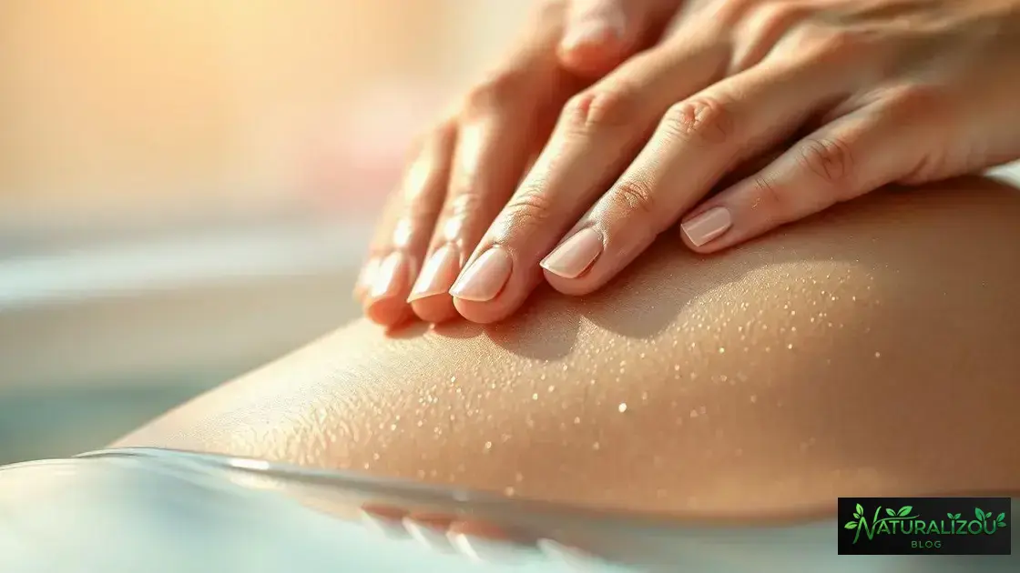 Cuidados pós-esfoliação para manter a pele hidratada e protegida