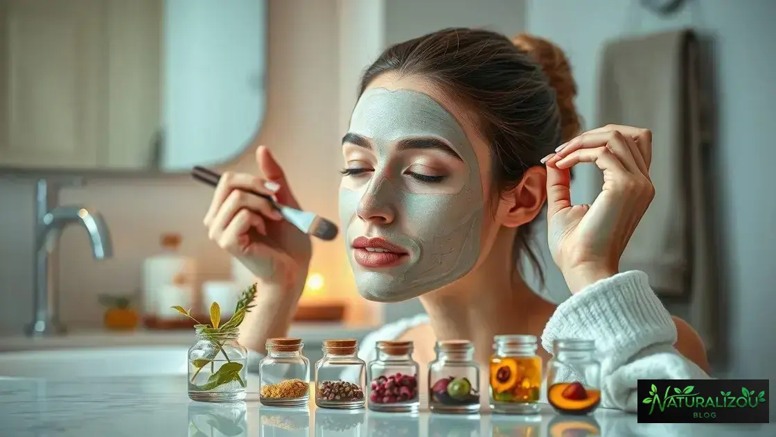 Dicas para aplicar e conservar suas máscaras naturais