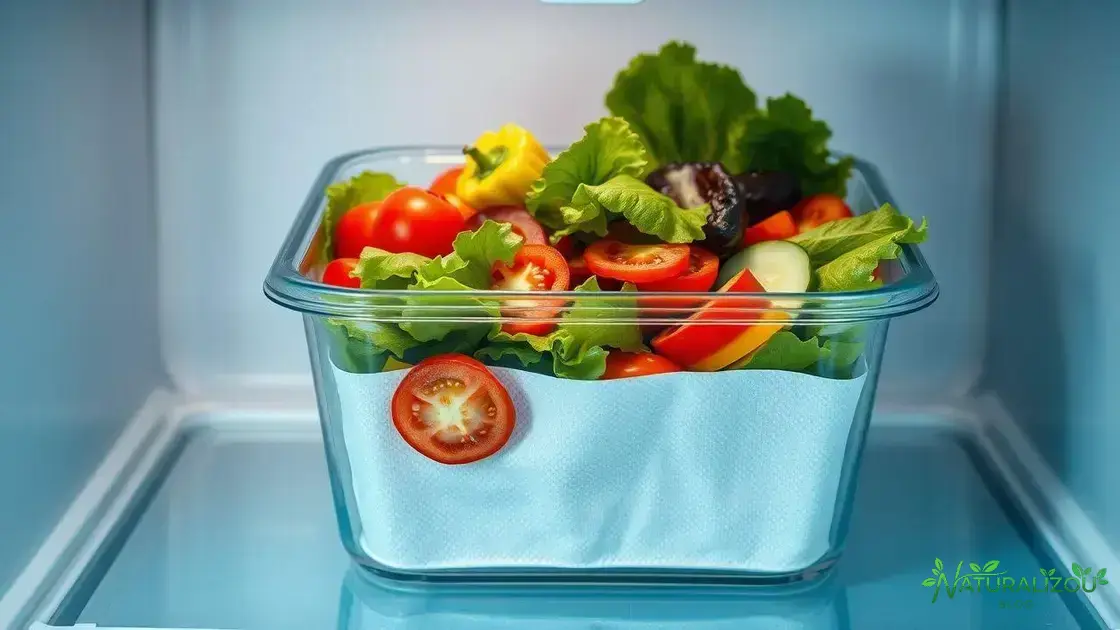 dicas para conservar saladas por mais tempo