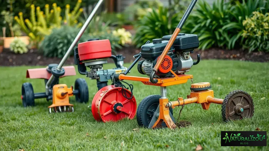 Equipamentos para facilitar a aeração e descompactação