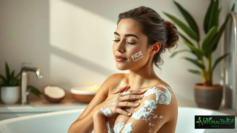 Esfoliação Corporal com Açúcar e Óleo de Coco: Hidratação Profunda