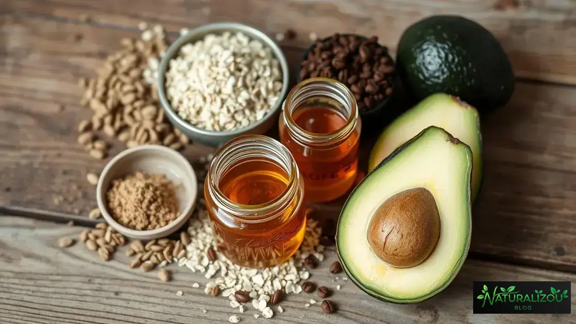 Ingredientes comuns para esfoliação caseira