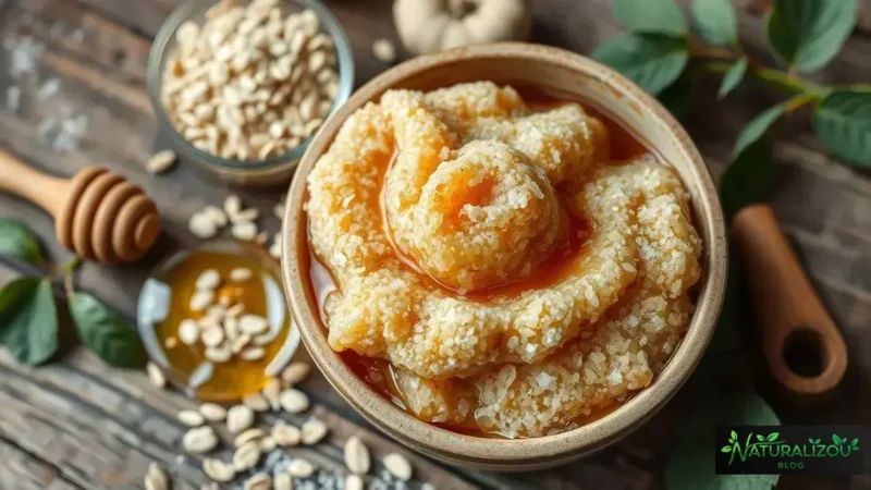 Mel, Açúcar e Aveia: Esfoliante Facial Delicado para Peles Radiantes