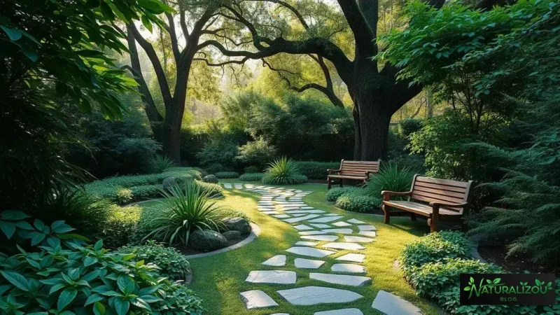 paisagismo para áreas de ioga e mindfulness ao ar livre: como criar ambientes relaxantes