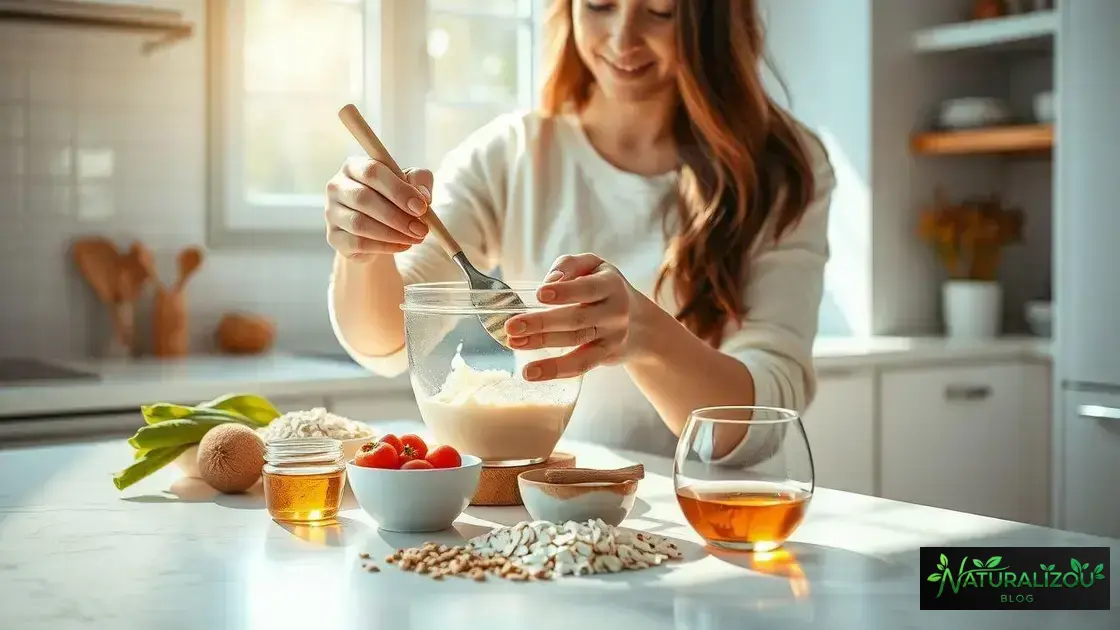Passo a passo para preparar sua máscara de aveia caseira