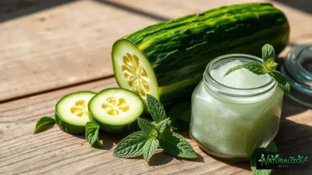 Pepino e Hortelã: Máscara Refrescante para Reduzir Inchaço e Acne Pepino e Hortelã: Máscara Refrescante para Reduzir Inchaço e Acne