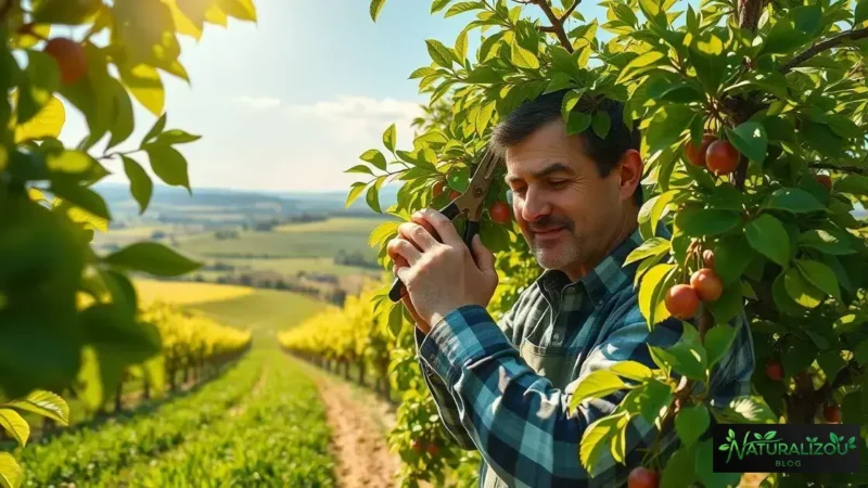 poda de frutíferas para estimular a produção: segredos para bons frutos