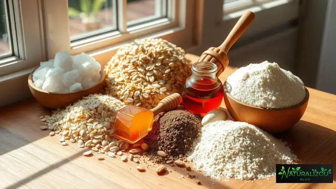 Principais ingredientes naturais para esfoliar sem agredir