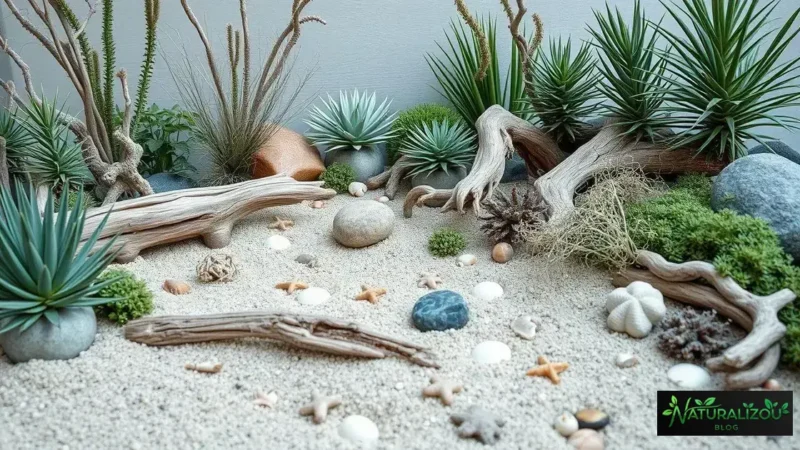 projeto de jardim com temática de praia e plantas litorâneas para seu espaço