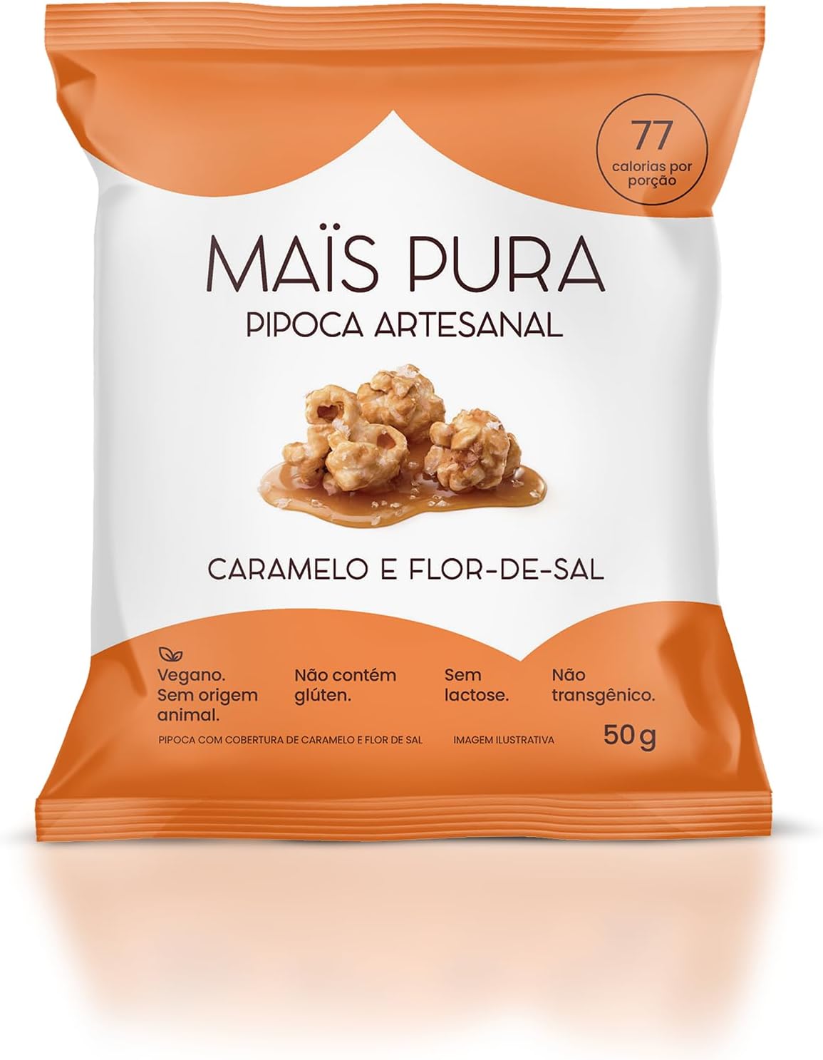 Mais Pura Pipoca Sabor Caramelo E Flor De Sal 50G Mais Pura Pipoca Sabor Caramelo E Flor De Sal 50G