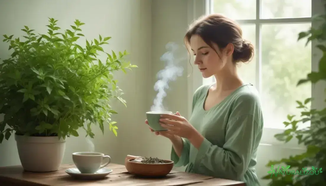 Benefícios do chá de melissa para a saúde mental
