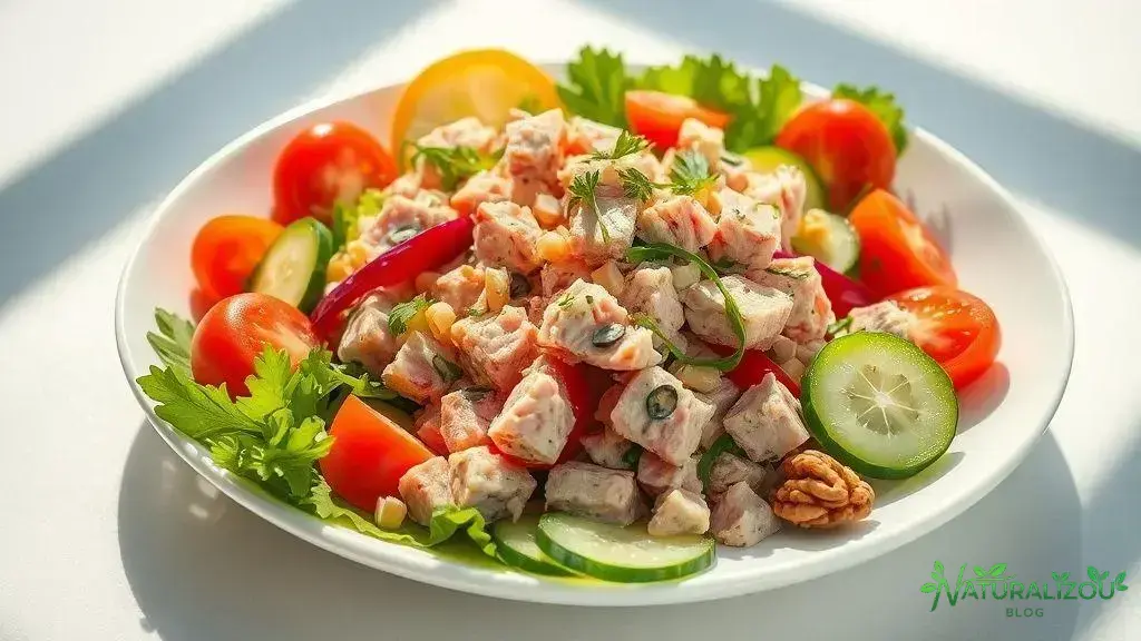 benefícios nutricionais do atum em saladas