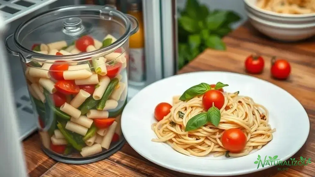 como conservar e servir a salada de macarrão