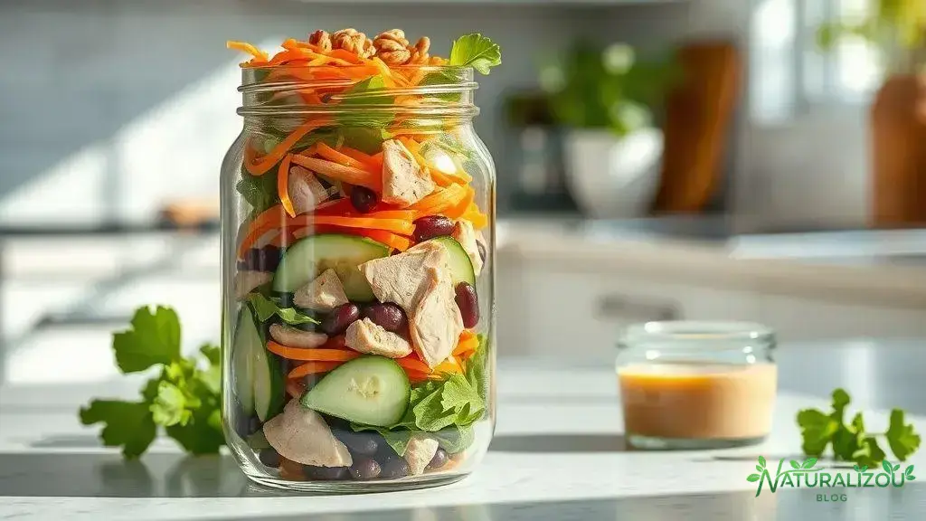 como escolher os ingredientes ideais para seu pote de salada