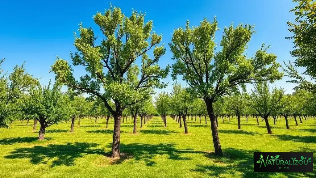 Como planejar o espaçamento e iluminação do pomar