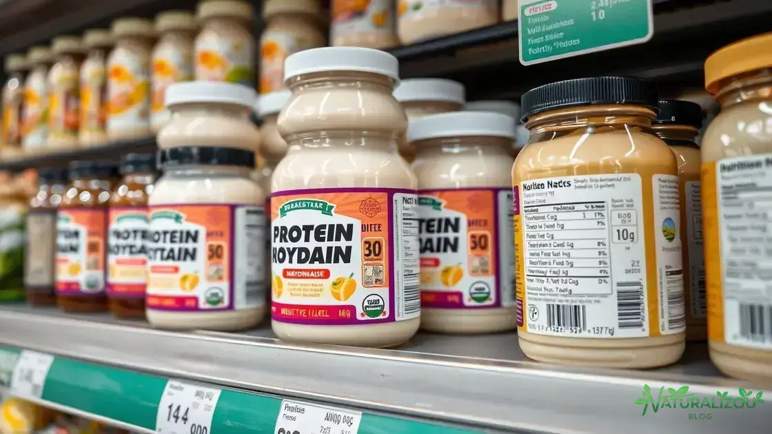 Dicas para escolher a melhor maionese proteica no mercado