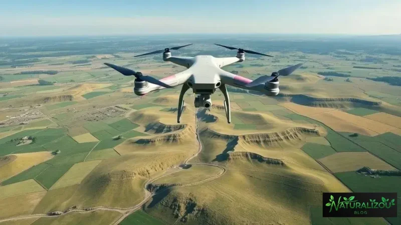 Uso de drones para mapeamento topográfico de grandes terrenos com precisão