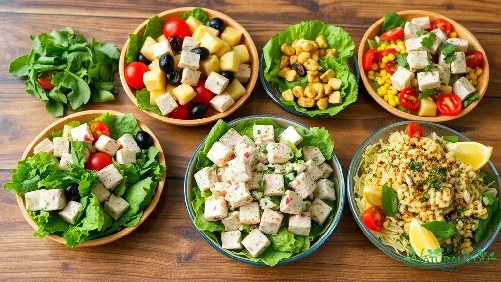 variações de salada com atum para todos os gostos