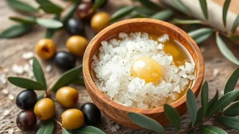 Azeite e Sal: Guia para Fazer e Aplicar Esfoliante Corporal Profundo