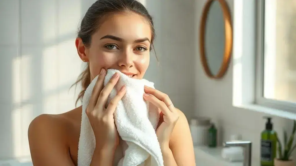 Benefícios de usar uma toalha quente antes da máscara facial