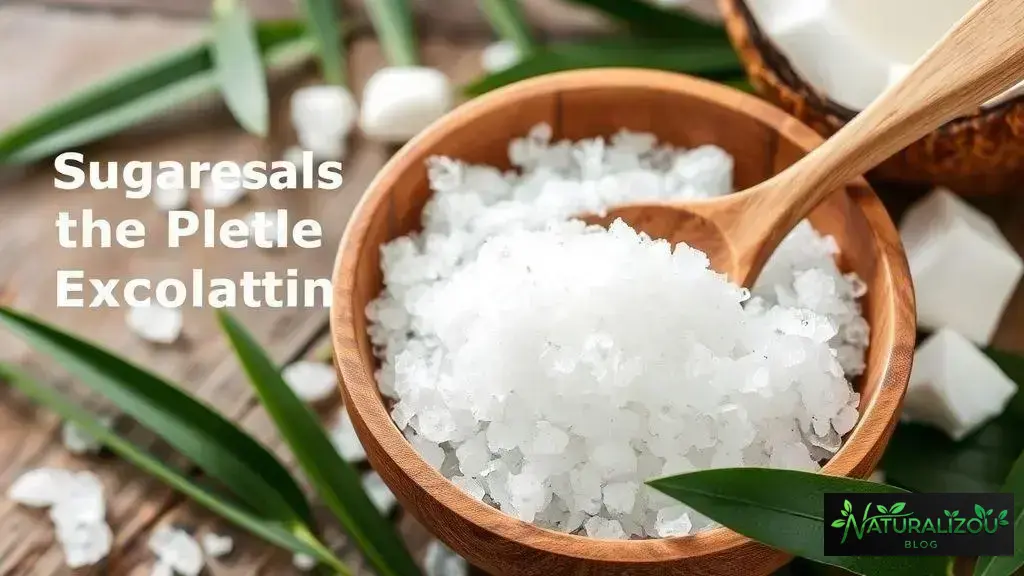 Benefícios do açúcar na esfoliação Benefícios do açúcar na esfoliação